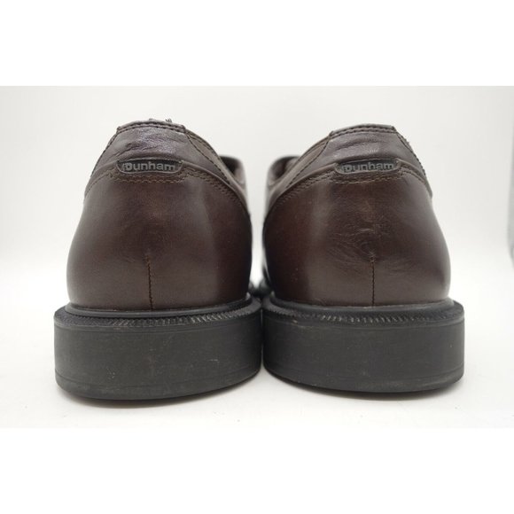 Dunham Logo Brown Leather Casual Lace Up Waterproof Oxfords Shoes Men\'s 9.5 EE main image 5